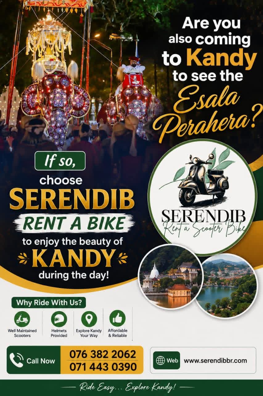 Serendib Rent a Bike – Grand Opening